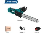 Motosega A Batteria - 20 V Senza Spazzole - Lama Da 30 Cm - 6800 Giri/Min - 1 Batteria Inclusa - Caricabatteria Ue - Marrone