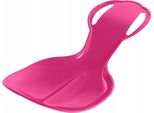 Slitta Per Bambini - Slitta In Plastica - Stabile E Leggera - Per Divertirsi In Inverno - Rosa