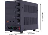 Alimentatore Da Laboratorio Cc - DPS605U - 0-60 V - 300 W - Regolabile - Regolato - Grigio