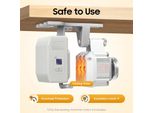 Motore Per Macchina Da Cucire - Motore Elettrico 550 W - Regolabile In Continuo 200-4500 Giri/Min - 220 V - A Risparmio Energetico - Per Punto Catenella, Macchine Da Cucire Domestiche - Argento