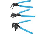 Pinza Per Piegare La Lamiera, Pinza Per Piegare E Piegare - Set - 3 Pezzi - 0°, 45°, 90° - Manuale - Acciaio - Per Lamiera Da Tetto E Officina