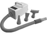 Asciugacapelli Per Cani - Asciugacapelli Per Animali Domestici - Alta Potenza 2200 W - Sette Velocità - Flusso D'aria Regolabile - Spina Ue - Bianco