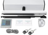 Set Apriporta Automatico - Chiudiporta - Angolo Di Apertura 110° - Motore 50 W - Acciaio Inossidabile - Per Hotel E Uffici