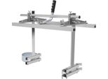 Segheria A Catena - Accessorio Mobile - Per Lama Da 63,5 Cm - Spessore Di Taglio Regolabile - Per Fai Da Te E Lavori In Legno - Argento
