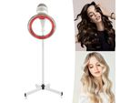 Processore Professionale Per La Colorazione Dei Capelli - Casco Asciugacapelli A Infrarossi Con Supporto - 950 W - Per Tintura E Permanente - Alluminio/Ferro/Abs - Grigio Chiaro