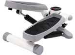 Stepper - Mini Stepper Idraulico - Con Bande Elastiche Di Resistenza - Display Led - Tappetino Antiscivolo - Compatto - Per Allenamento Cardio