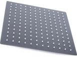 Soffione Doccia - Soffione A Soffitto - Quadrato - Attacco G1/2 - Ottone - Nero