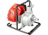 Pompa Benzina-Acqua - Pompa Da Giardino - Potenza 1,25 Kw - Alta Pressione - Portata 8 M³/H - Numero Di Giri 7000 Giri/Min - Monocilindrico A Due Tempi Raffreddato Ad Aria - Rosso