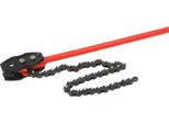 Pinza Per Tubi A Catena - Chiave Per Tubi A Catena - 20 Cm - Regolabile - Metallo - Per Tubi Dell'acqua - Bianco