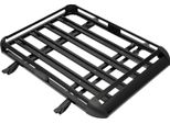Portapacchi Da Tetto - Universale Per Suv - Alluminio A Doppio Strato - Giunzione Senza Saldature - 127 X 97 Cm - Portata 68 Kg - Nero