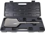 Scalpello A Spatola Per Martello Demolitore - Gambo A 5 Fori (2 Fori, 3 Scanalature) - Acciaio Al Cromo 40Cr - Temprato Ad Alta Temperatura - Lunghezza Totale 40 Cm - Argento