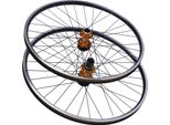 Ruote Per Mountain Bike - Set Di Ruote Mtb - 73,7 Cm - Per Freni A Disco - Cerchi In Alluminio - Chiusura Rapida Anteriore/Posteriore