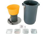 Molino Elettrico Per Cereali - Mulino Per Grano - 1300 W - 60 L - 5 Setacci - Per Mais Secco, Frumento, Riso, Sorgo