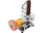 Levigatrice A Nastro - Mini Levigatrice - Regolabile Su 7 Livelli - 4000-9000 Giri/Min - Acciaio Inossidabile 304 - Motore Interamente In Rame - 15×12×18 Cm - Per Metallo E Legno