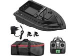 Barca Per La Pesca - D16E Gps Bait Boat - Ampio Contenitore Per Esche - Erogazione Automatica Delle Esche - Portata Fino A 500 M - Abs + Metallo - Nero