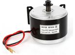 Motore A Corrente Continua A Magnete Permanente - Motore A Spazzole Cc 24 V 250 W - 2750 Giri/Min - Ø 10,2 Cm, Lunghezza 7,6 Cm - Per E-Scooter, Go-Kart, Minibike - Nero