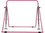 Sbarra Per Bambini - Ribaltabile - Regolabile In Altezza Da 85 A 129,5 Cm - Portata Massima 100 Kg - 108×148,5 Cm - Rosa