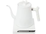 Bollitore Elettrico - Acciaio Inossidabile - 1 L - 1000 W - 7 Livelli Di Temperatura - Spegnimento Automatico - Bianco