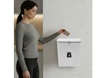Cestino Dei Rifiuti / Pattumiera - 9 L - Plastica Abs - Per Cucina E Bagno - Stabile E Resistente - Facile Da Pulire