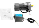 Motoriduttore - Set Con Regolatore Di Velocità 90 W - Velocità 0-90 Giri/Min - Coppia 3,8 Nm - Albero 12 Mm - Altezza 16,4 Cm - Materiale Lega Di Alluminio/40Cr