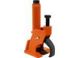 Attrezzo Per Il Montaggio Dei Pneumatici - Smontagomme Manuale - Con Copertura Protettiva - Leva Di Montaggio In Ferro - Per Pneumatici Di Dimensioni Ø 97-107 Cm - Arancione