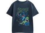 Lilo & Stitch - Maglietta Per Ragazzi NS9119 (128) (Blu)