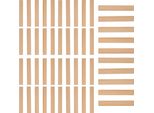Stoppini In Legno Per Candele, 100 X 15 X 1 Mm, 50 Pezzi