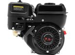 Motore A Benzina - Monocilindrico A 4 Tempi - Albero Orizzontale 20 Mm - 212 Cm³ - 7,5 Cv - 3600 Giri/Min - Serbatoio 3,6 L - Nero