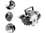 Pompa Di Trasferimento Carburante Diesel - Pompa Elettrica Booster - 550 W - Spina Ue 220 V - Portata 20-60 L/Min - Altezza Di Aspirazione 5 M - 2800 Giri/Min - Ghisa E Lega Di Alluminio