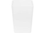 Set Di 3 Cestini Per Rifiuti - Cestino Da 9 L - Coperchio A Scomparsa - Coperchio Rimovibile - Facile Da Pulire - Per Interni/Esterni - Polipropilene - Bianco