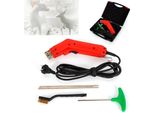 Taglierina Per Polistirolo - Taglierina Elettrica A Filo Caldo - Temperatura 50 °C - Per Polistirolo E Schiuma - Con Lame E Accessori - Rosso