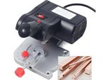 Mini Sega Circolare Da Tavolo Per Metallo - Sega Da Tavolo - 90 W 220 V Cc - 4500 Giri/Min - Lama Da 50 Mm 100T - Angolo Di Taglio 0-45° - Nero