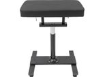 Bracciolo Per Tatuaggi - Treppiede - Regolabile In Altezza Da 73 A 92 Cm - Imbottitura Imbottita - Base Stabile - Per Studi E Saloni - Nero