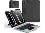 Case With Keyboard For Ipad Pro 13 M4 2024 Nillkin Magic Trackpad Black