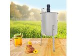 Sfioratore Per Miele / Centrifuga Per Miele - Elettrico - 220 V - 4 Favi - Motore Da 140 W - Acciaio Inossidabile - Con Treppiede - Argento