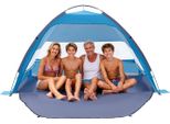 Vevor Tenda Da Spiaggia Con Protezione Solare Per 4 Persone, Protezione Upf 50+, Tenda Da Spiaggia Portatile Con Borsa Per Il Trasporto E Picchetti, Ombrellone Da Spiaggia Leggero Per Campeggio, Pesca, Picnic, Tenda Parasole