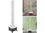 Torre Idroponica - Sistema Di Coltivazione Idroponica/Aeroponica Verticale - 45 Fori Per Piante - Serbatoio Dell'acqua Da 30 L - Per Erbe Aromatiche, Frutta E Verdura