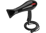 Avizar, Asciugacapelli Compatto 1500 W Aria Calda E Fredda, Nero/Rosso