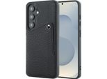 Custodia Samsung Galaxy S24/Samsung Galaxy S25 - Pelle Finta - Selencia Backcover - Nero