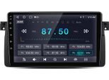 Autoradio Android 15 Compatibile Con Bmw E46 1999-2004 Wireless Carplay Android Auto Wifi Gps Navi 9 Pollici 2+64GB Bluetooth Dab+