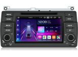 Autoradio Android Compatibile Con Bmw E46 1999-2004 Wireless Carplay Android Auto 4G Wifi Gps Navi 8 Core 7 Pollici 4+64 Gb