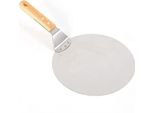 Paletta Per Pizza - Pizza Peel - Acciaio Inossidabile - Manico In Legno - Per Forno Per Pizza E Pietra Per Pizza - Cottura Di Pane E Pizza
