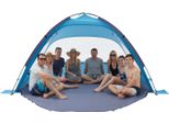 Vevor Tenda Da Spiaggia Parasole Per 8 Persone, Protezione Upf 50+, Tenda Da Spiaggia Portatile Con Borsa Per Il Trasporto E Ancoraggi Al Suolo, Ombrellone Da Spiaggia Leggero Per Campeggio, Pesca, Picnic, Tenda Parasole