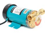 Pompa Di Ricircolo Acqua Calda - Pompa Di Aumento Pressione - Automatica - 120 W - 25 L/Min - Uscita 19 Mm - Spina Ue 220 V - Acciaio Inossidabile - Ciano