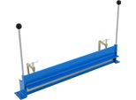 Piegatrice Per Lamiera - Piegatrice Manuale Da Tavolo - Lunghezza Max. 76 Cm - Spessore Max. 1,2 Mm - Angolo 0-90° - Acciaio Q235 - Blu Brillante