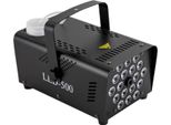 Macchina Del Fumo Rgb Led - Mini 500 W - 18 Led - Telecomando Wireless - 13 Colori - Spina Ue - 220-240 V - Nero