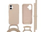 Custodia Per Iphone 17 - Silicone - Imoshion Custodia Morbida/Custodia Con Cinturino/Cover Posteriore - Beige