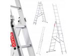 Edilizia | Scala - Alluminio - 3X9 Pioli - Portata Massima 150 Kg - Scala Multifunzionale