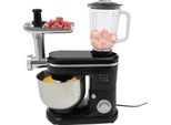 Robot Da Cucina - Apparecchio Multifunzione 3 In 1 - 1500 W - Tritacarne - Impastatrice - Frullatore 6+1 Velocità - Spremiagrumi 1,5 L - Ciotola In Acciaio Inox 6 L