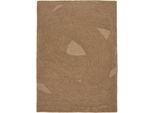 Tappeto Rikke 160X230 Cm Tuftato A Mano Marrone.